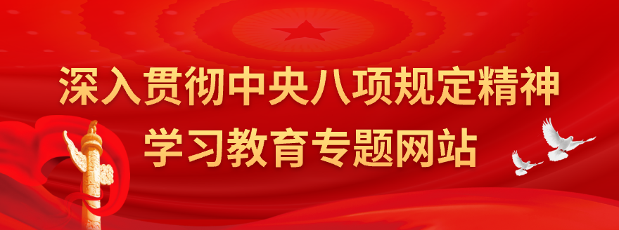 深入貫徹中央八項規定精神學習教育專題網站